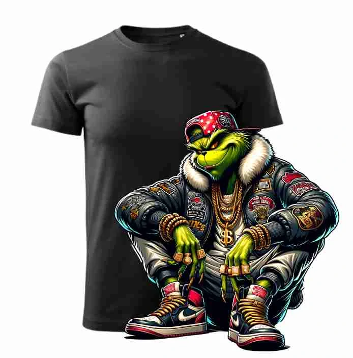 Gangster Grinch – pánske tričko