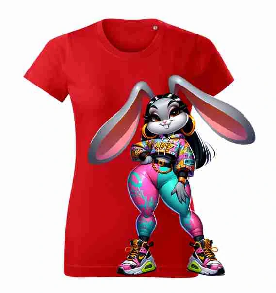 Cool rabbit Dámske tričko