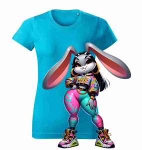 Cool rabbit Dámske tričko
